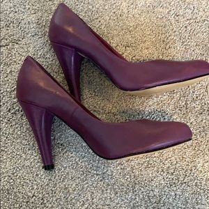 Steve Madden Knoyzz Purple Pumps Size 8 Leather